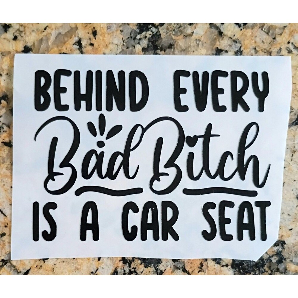 Car seat Vinyl Decal Funny Mom Quote Sticker Car Window Laptop Decal for mom